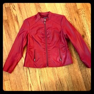 Awesome Red Leather Jacket
